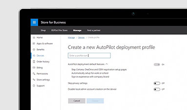 Device with Windows Autopilot
