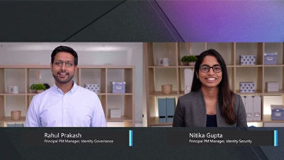 Snimak ekrana Rahula Prakaša i Nitika Gupte iz video zapisa.