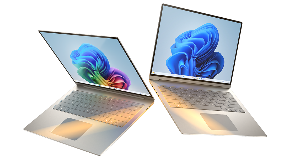 A Copilot+ PC and a Windows 11 PC side by side