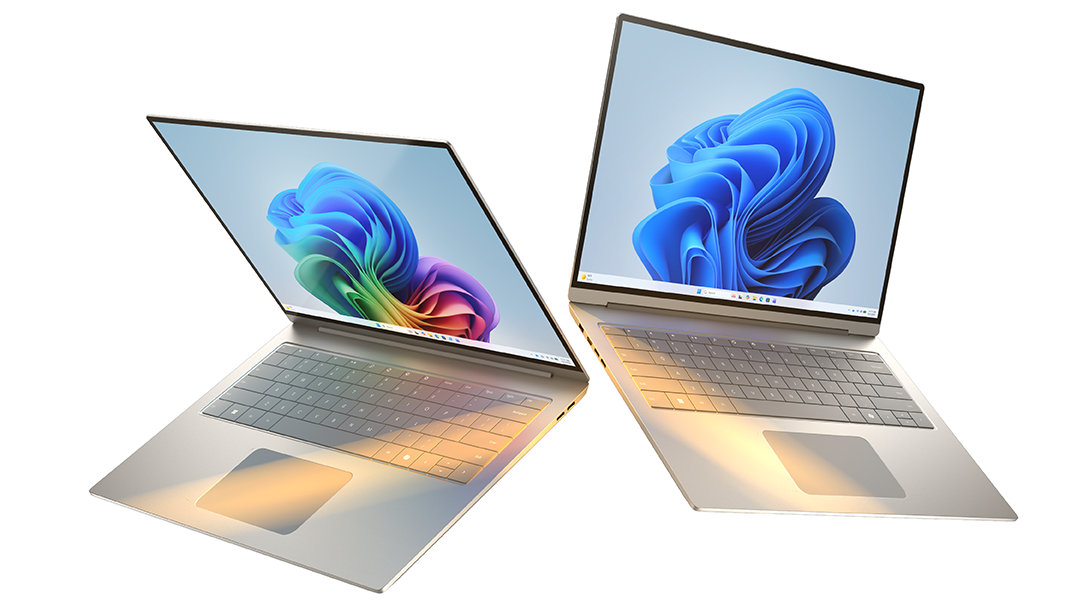 A Copilot+ PC and a Windows 11 PC side by side