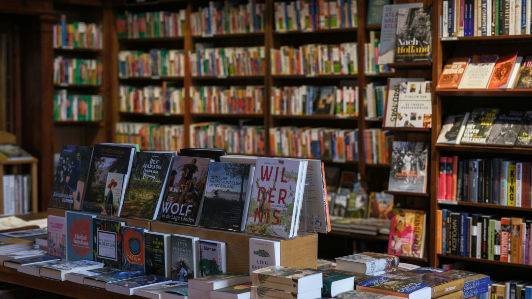 A bookstore and its’ display