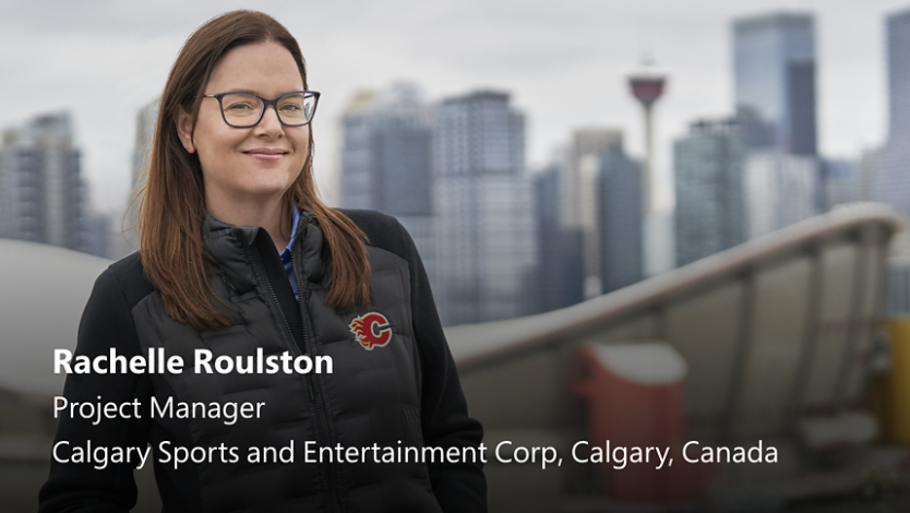 A photo of Rachelle Roulston, Project Manager in Calgary Sports and Entertainment Corp in Calgary, Canada 