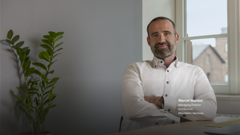 A photo of Marcel Martini, Managing Director in SUSI&James in Mannheim, Germany