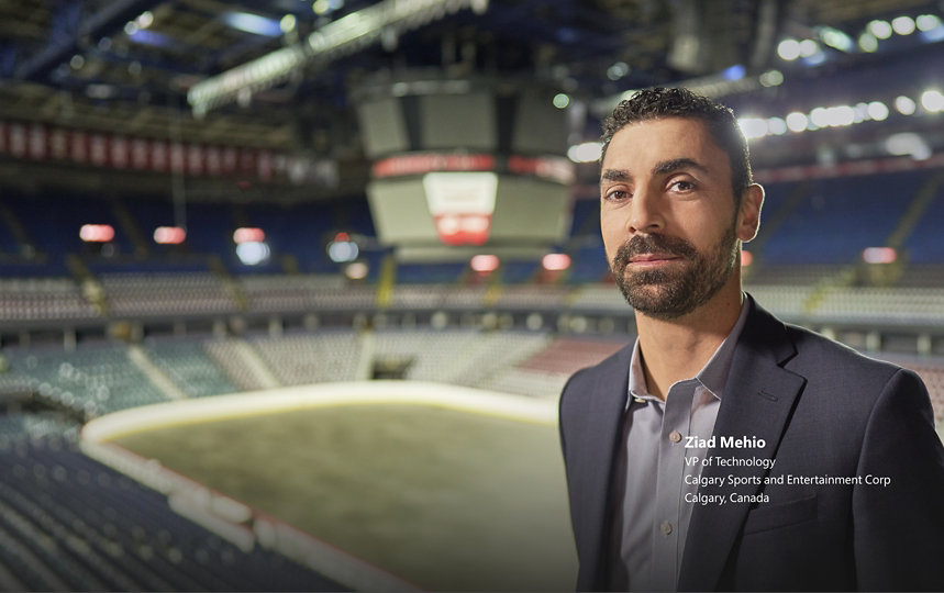 A photo of Ziad Mehio, Vice President of Technology in Calgary Sports and Entertainment Corp in Calgary, Canada