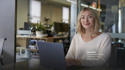 A photo of Karen Bell, Group Marketing Director in TMRW Music Group in Sydney, Australia