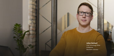 A photo of Julian Gerhard, Chief Technology Officer SUS&James, Mannheim, Germany