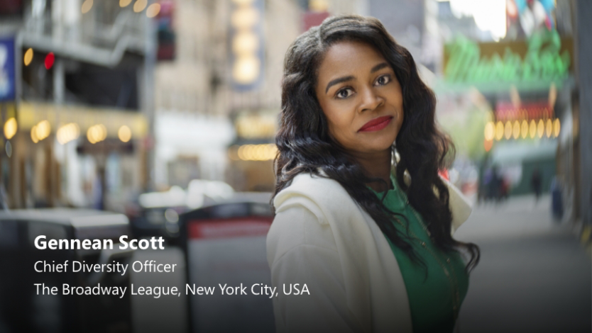 A photo of Gennean scott, Chief Diversity Officer in The Broadway League in New York City, United States 