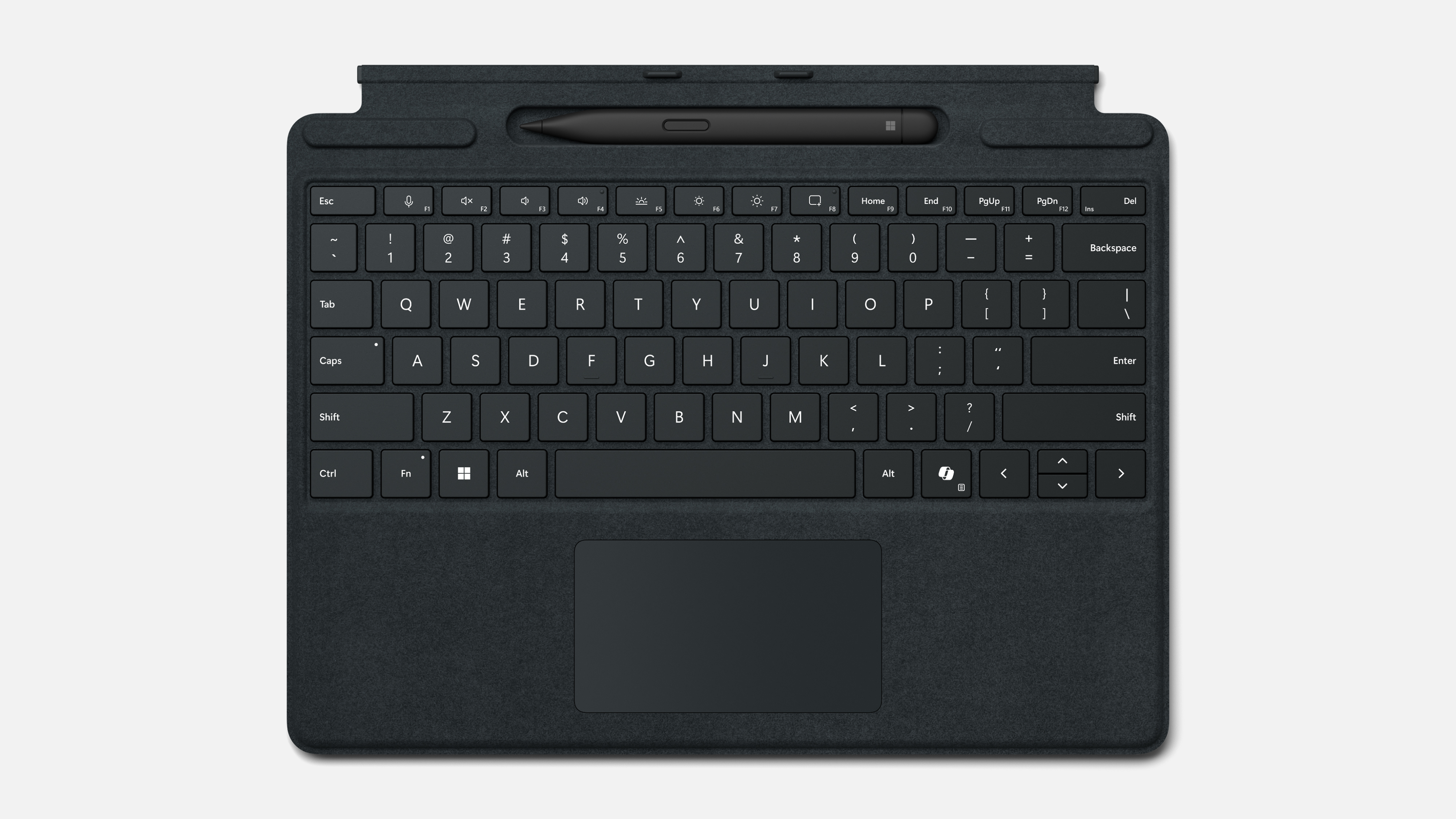Απεικόνιση του πληκτρολογίου Surface Pro με πένα Slim Pen