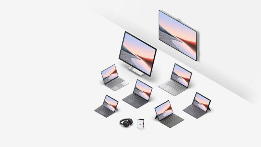An array of Surface devices