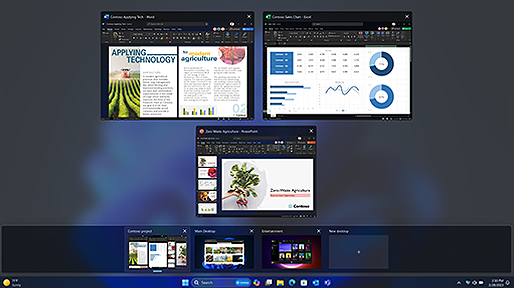 Bureau personnalisé de Windows 11
