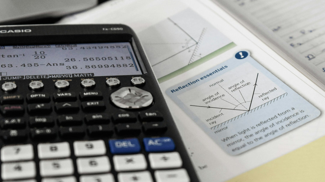 An open-book exam and a calculator