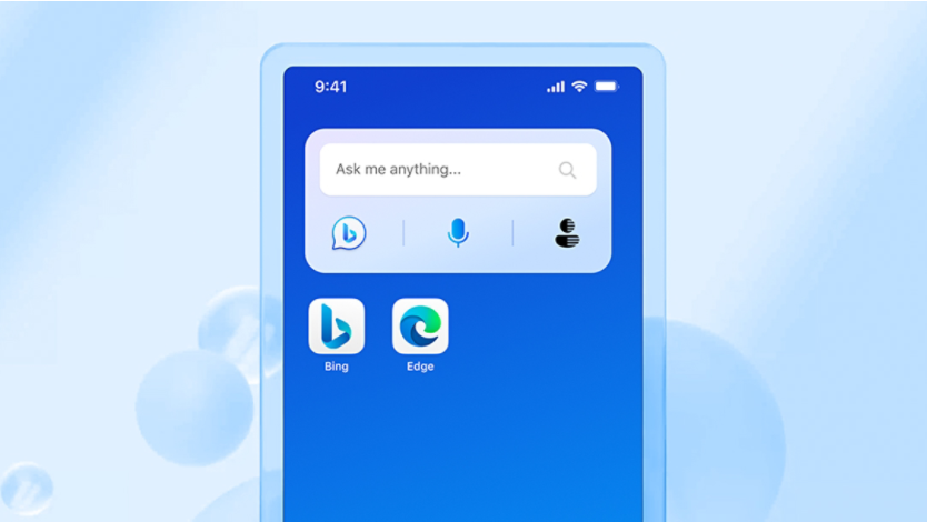 Bing Chat mobile app input for prompt