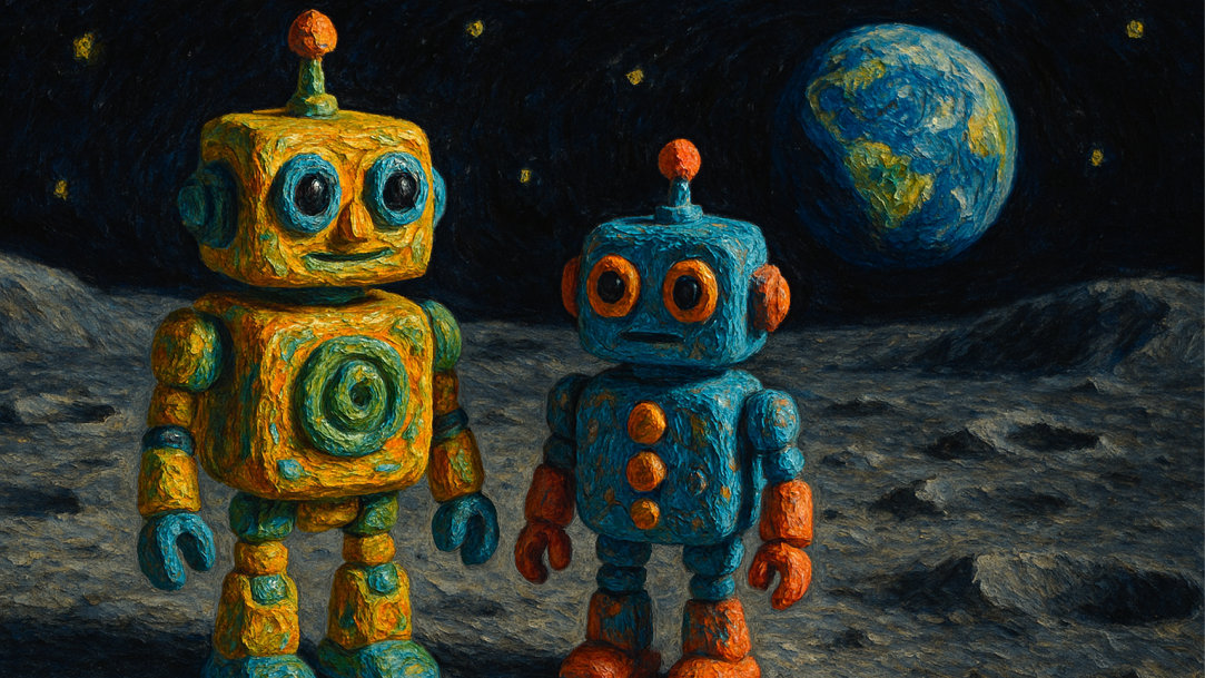 Claymation in Van Gogh style