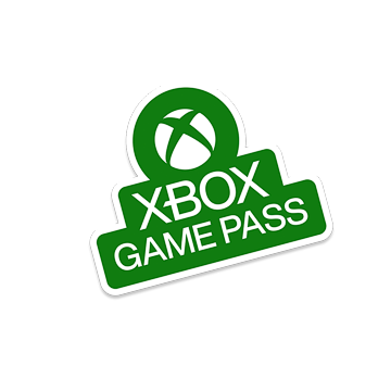 Green Xbox game pass sticker