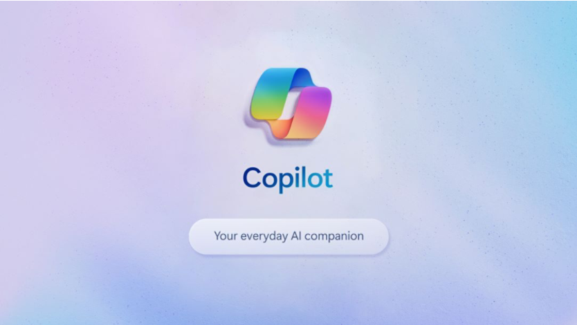 A visual of Copilot AI features and logos