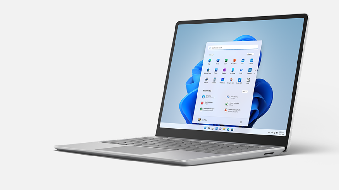Render of a Surface Laptop Go 2