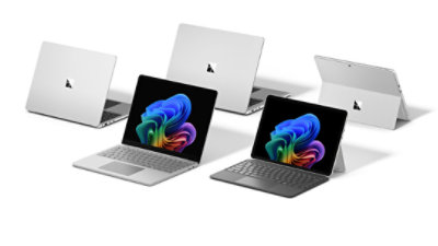 Family render of Surface Pro and Surface Laptops