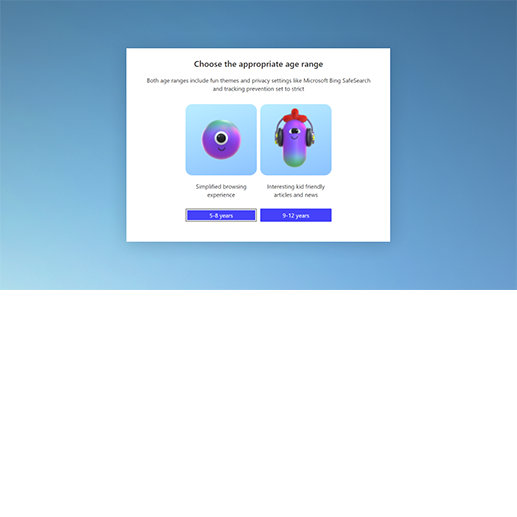 Funktioner för barnläge i Microsoft Edge