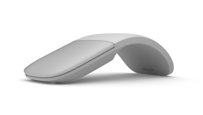 Light Gray Surface Arc Mouse.