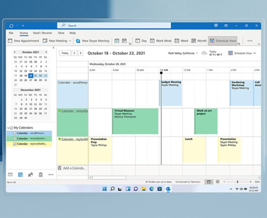 Kalendarz Microsoft Outlook