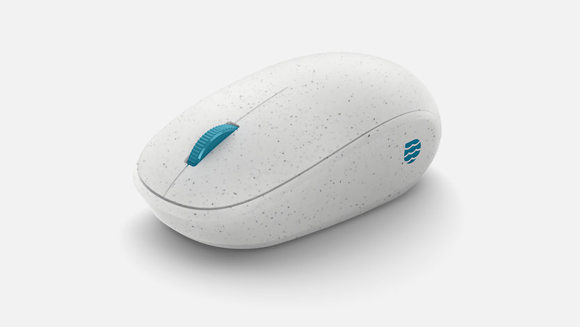 Eine Microsoft Ocean Plastic Mouse 