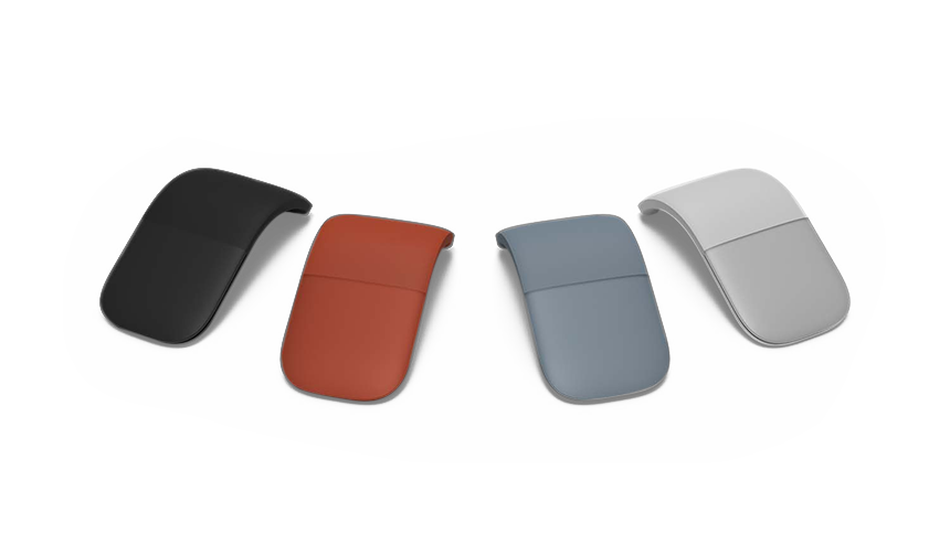 Myš Surface Arc v různých barvách