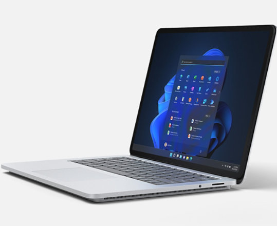 wygenerowany cyfrowo obraz komputera Surface Laptop Studio