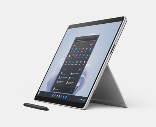 Wygenerowany cyfrowo obraz urządzenia Surface Pro 9