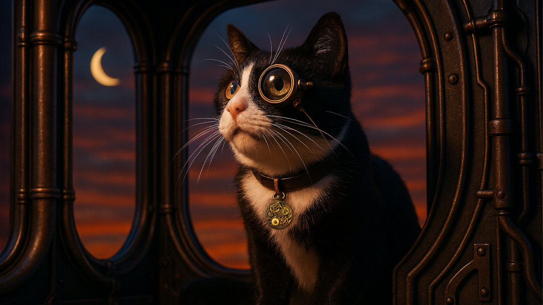 Sidekick Steampunk Kitty