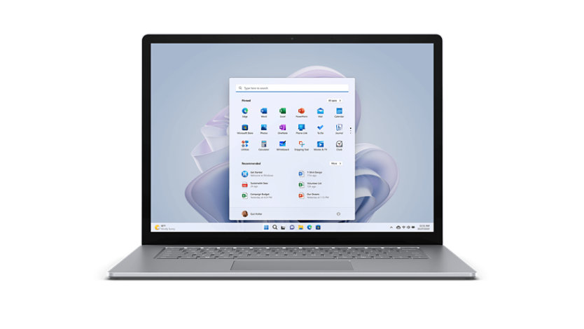 Surface Laptop 5 in Platin