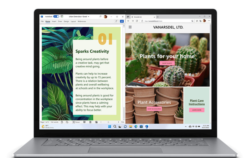 A Surface Laptop Studio 2 for Business in Laptop Mode, a Surface Laptop Studio 2 for Business in Stage Mode, and a Surface Laptop Studio 2 for Business in Studio Mode. 