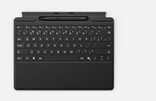 Render of a Surface Pro 13-inch Keyboard with Slim Pen
