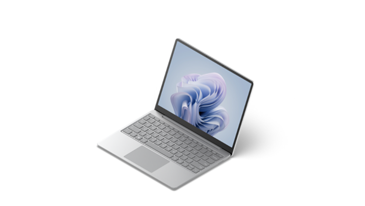 Darstellung eines Surface Laptop Go 3 aus der Frontansicht