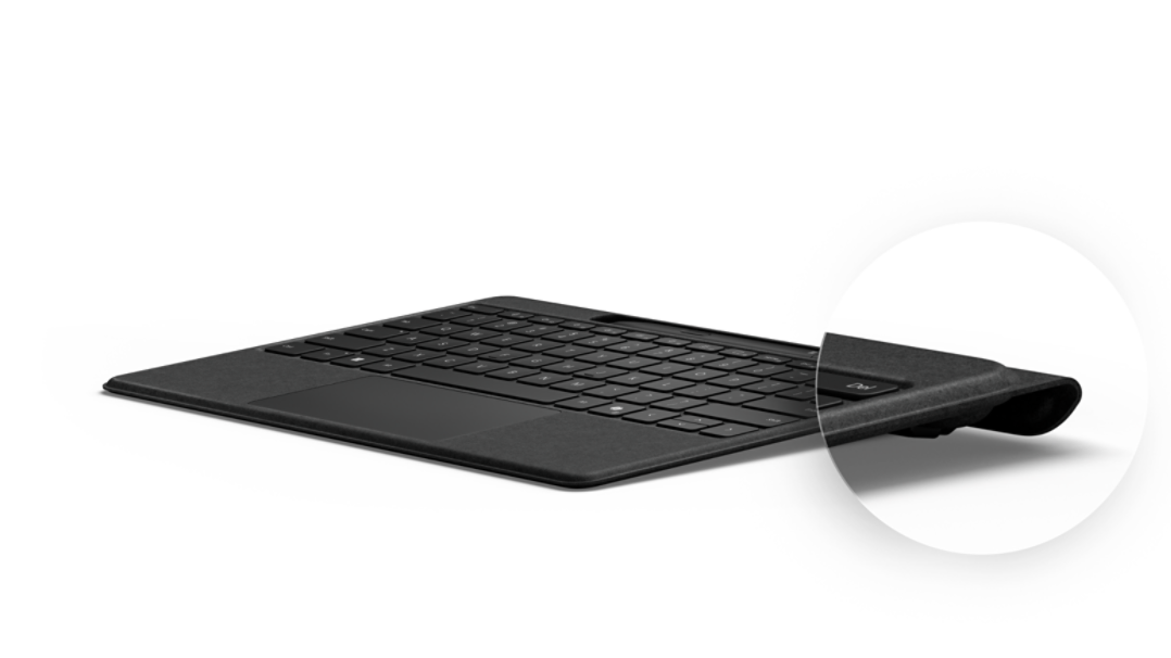 An image of the Surface Pro Flex Keyboard detached