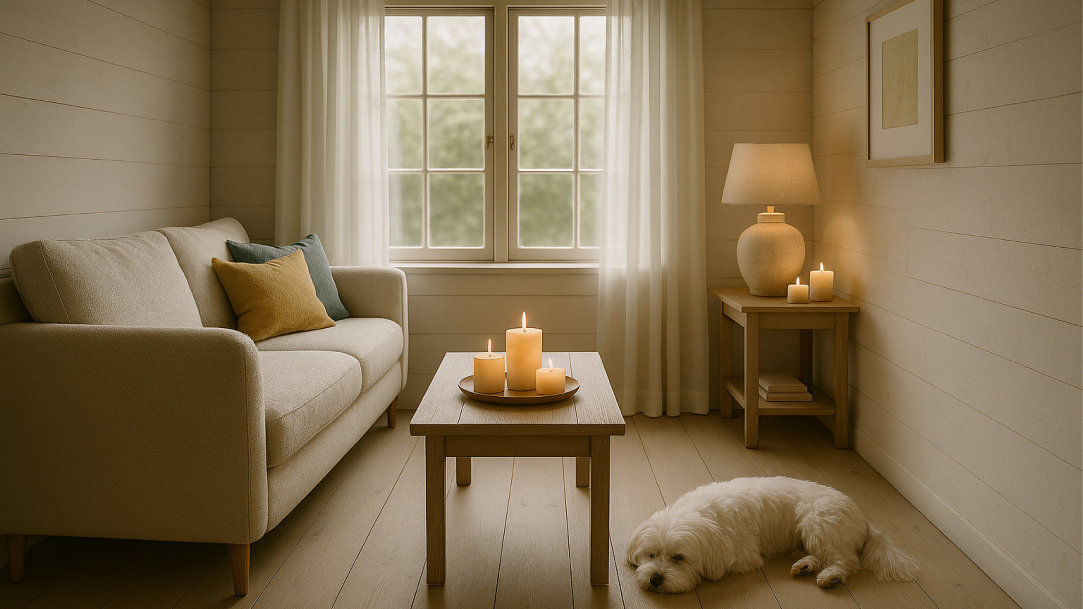 Tiny room light wood