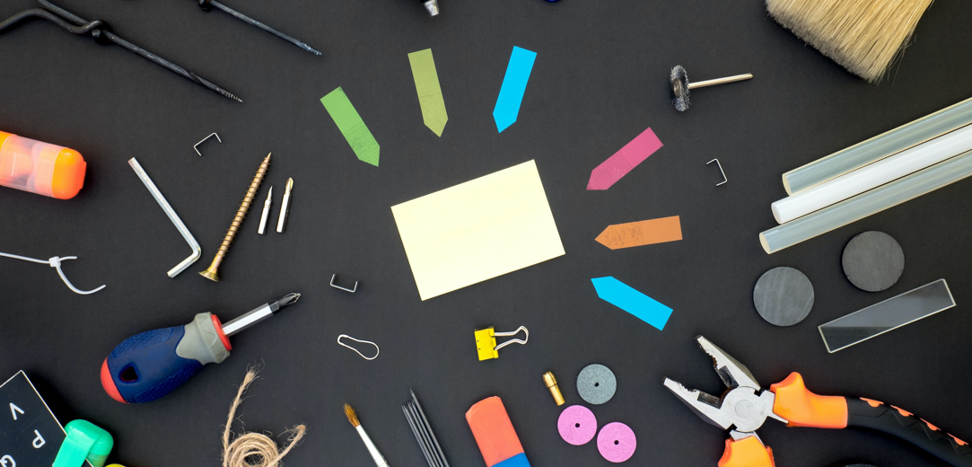 Tools on a table
