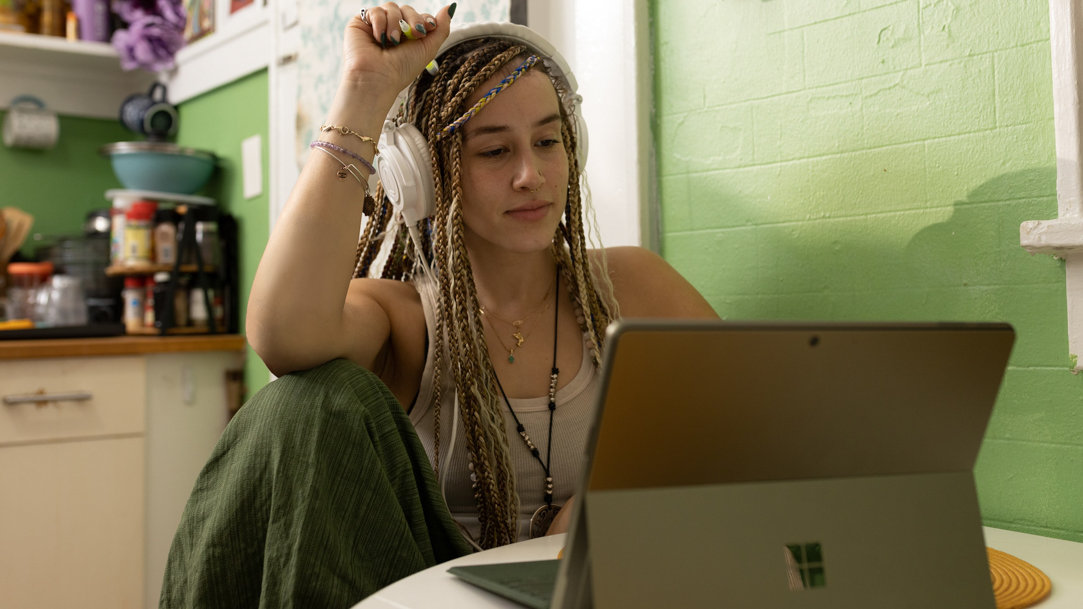 Woman uses PC security tips to keep her Surface safe