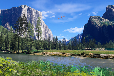 Scene from Microsoft Flight Simulator 2024 video game