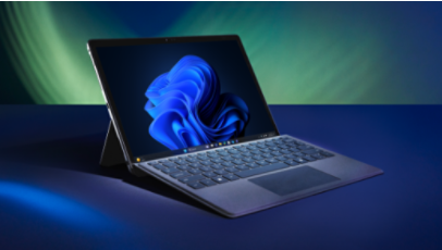 Image of a Windows 11 Pro 2-in-1 laptop device
