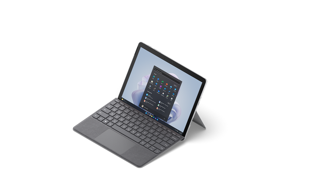 render of Surface Go 3 with Surface Go Signature Type Cover
