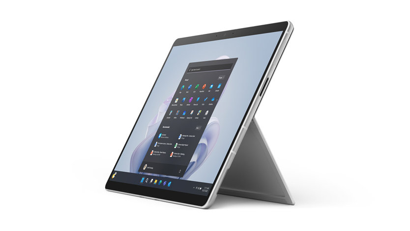 A side render of a Surface Pro 9 with 5G