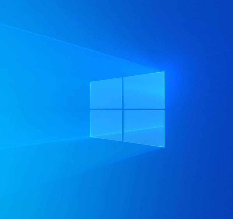 O logotipo da janela do Windows 10