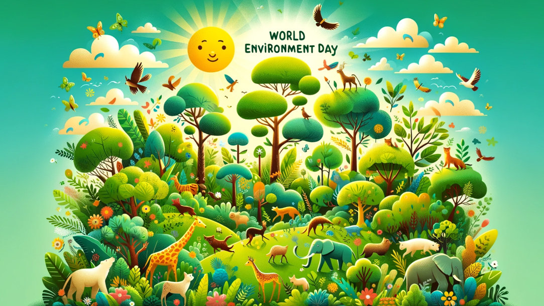 world environment day graphic