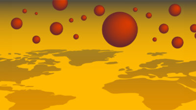 Cercuri roșii pe cer