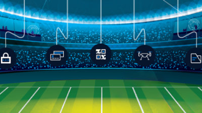 Близък план на тенис корт