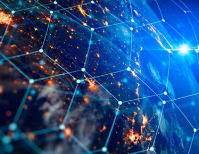 Eine Nahaufnahme eines Planeten