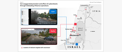 Iran's cyberattack claims debunked: False ransomware and CCTV footage, misleading influence operations exposed