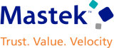 Logo of Mastek Trust. Value. Velocity