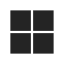 Social Microsoft Logo Black