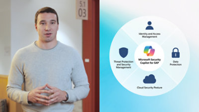 A man standing speaking.